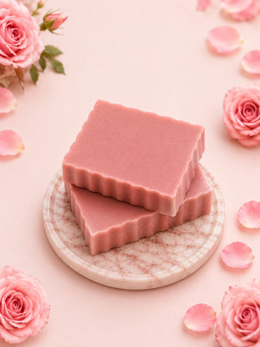 Rose Soap – Handmade Rose & Rose Clay Soap